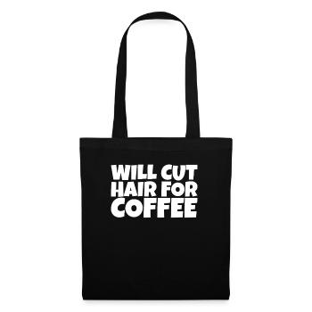 Hair Stylist Barber Hairdresser Coffee Lover Gift - Stoffbeutel - Schwarz - Vorne