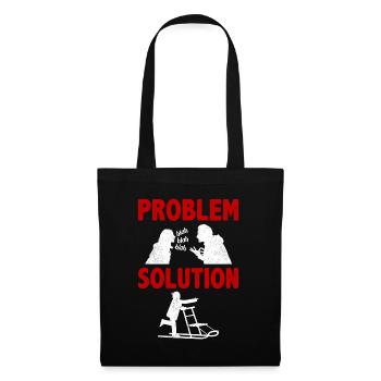 Kicksled Snow Sled Problem Solution Hobby - Tote Bag - black - Front