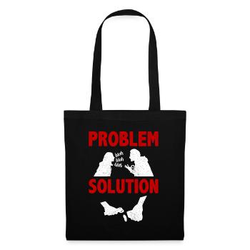 Knapping Stone Collector Problème Solution Hobby - Sac en tissu - noir - Devant