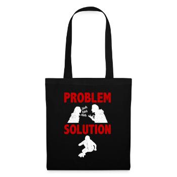 Longue planche à voile Long Board Surf Solution au problème - Sac en tissu - noir - Devant