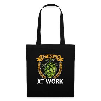 Craft Beer Bier Craftbier Dame - Tote Bag - black - Front