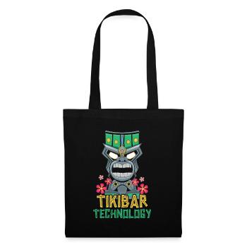 Tiki Bar Technique Hawaiian Luau Party Tiki Bar - Tote Bag - black - Front