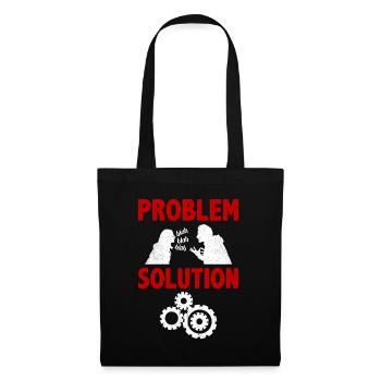 Solution au problème du collecteur de métaux de collecte de métaux - Sac en tissu - noir - Devant