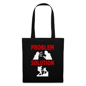 Solution au problème de l’alpinisme - Sac en tissu - noir - Devant