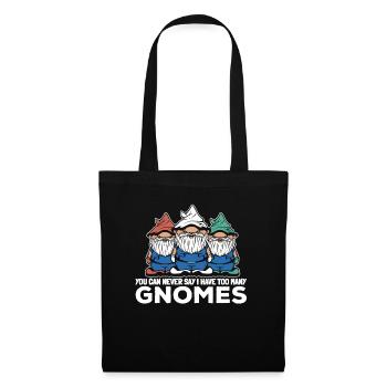 Mushroom Picker Mushrooms Funny Mushroom Dwarf - Tote Bag - black - Front
