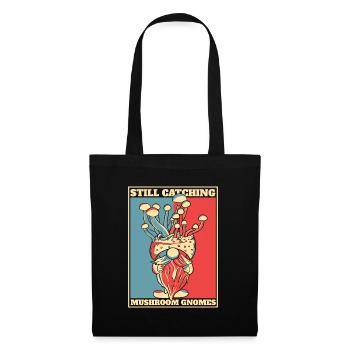 Cueilleurs de champignons Champignons Gnome Nain de champignons - Sac en tissu - noir - Devant