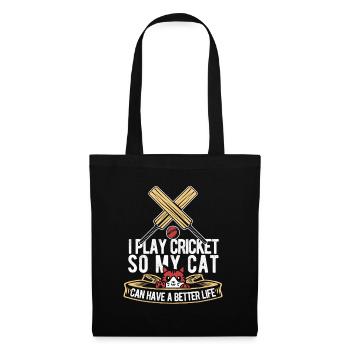 Cricket Cat - Tote Bag - black - Front