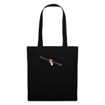 Clarinet marching band clarinet - Tote Bag - black - Front