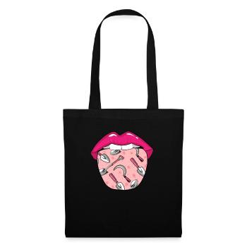 Amateur gardener garden tongue - Tote Bag - black - Front