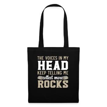 Voices in my head telling me to m - Tote Bag - black - Front