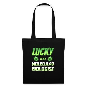 Biologiste de biologie Heureux biologiste moléculaire - Sac en tissu - noir - Devant