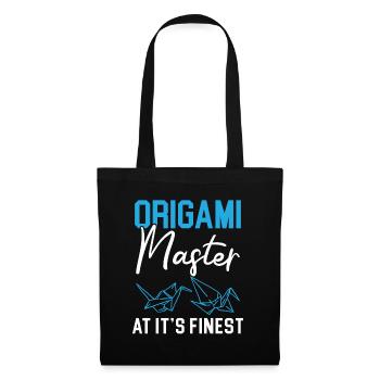 Des maîtres de l’origami au plus haut niveau du papier japonais - Sac en tissu - noir - Devant