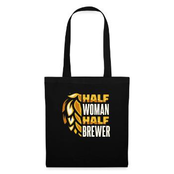 Craft Beer Beer Lady - Tote Bag - black - Front
