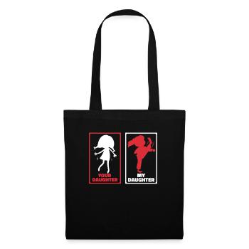 Taekwondo Père Taekwondo - Sac en tissu - noir - Devant