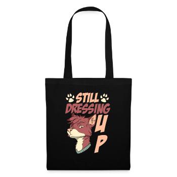 Furry Fandom Fursuits Drôle - Sac en tissu - noir - Devant
