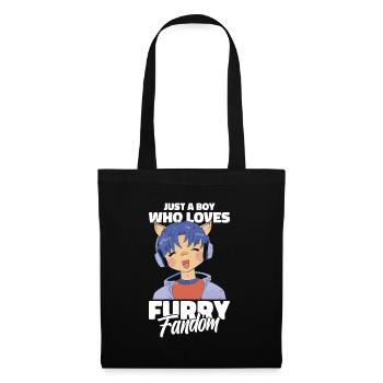 Furry Fandom Fursuits Garçon - Sac en tissu - noir - Devant