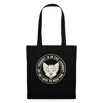 Furry Fandom Fursuits Drôle - Sac en tissu - noir - Devant