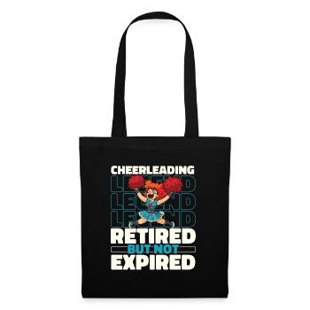 Cheerleader Retired Cheerleading - Tote Bag - black - Front