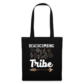 Beachcombing Tribe Shell Collection Beach Ridge - Sac en tissu - noir - Devant