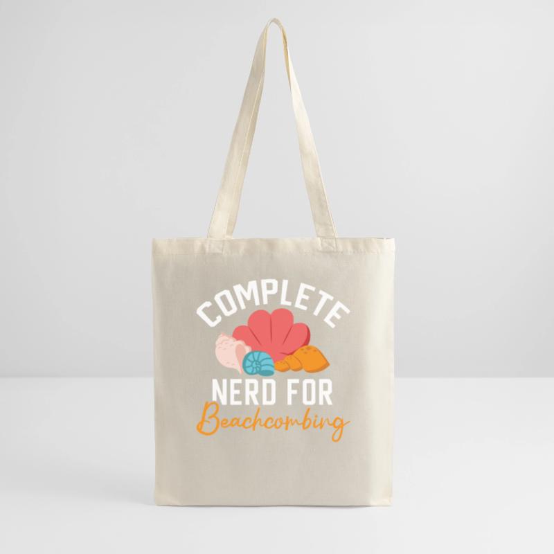 Complete Nerd for Beachcombing Seashell Beachcomb Tote Bag