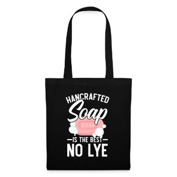 Handmade soap is the best - soap maker - Tote Bag - black - Front