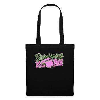 Hobbygärtner Garten Mutter Gärtnerische Mama - Stoffbeutel - Schwarz - Vorne