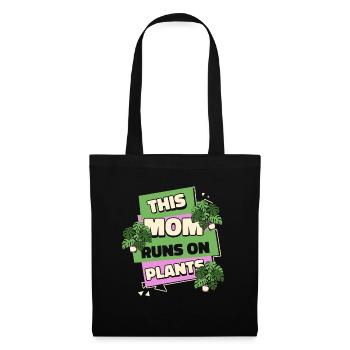 Hobbygärtner Garten Mutter Gärtnerische Mama - Stoffbeutel - Schwarz - Vorne