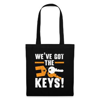We have the keys to real estate brokers - Tote Bag - black - Front