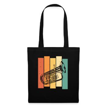 Fanfare Procession Tuba - Tote Bag - black - Front