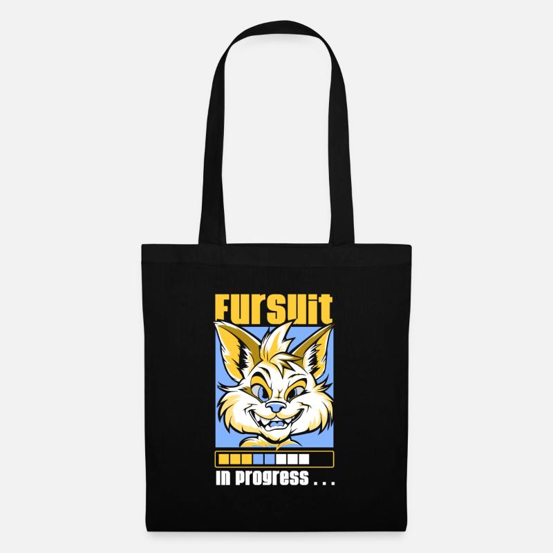 Furry Fandom Fursuits - Stoffbeutel - Schwarz