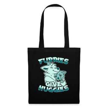 Furry Fandom Fursuits Hug - Sac en tissu - noir - Devant