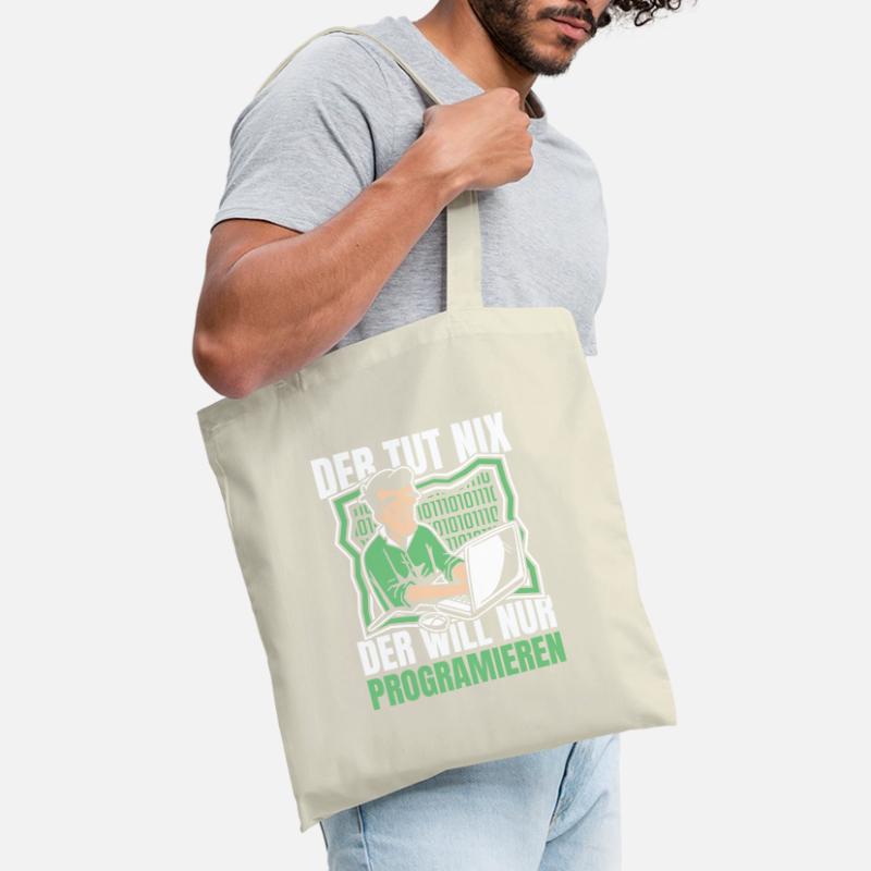 Entwickler Coder Programmierer Computer Stoffbeutel