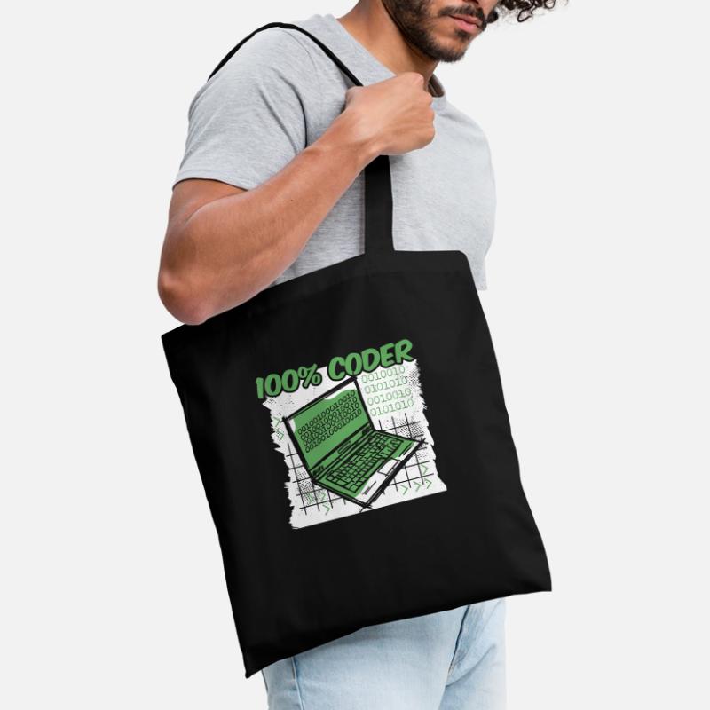 Entwickler Coder Programmierer Stoffbeutel