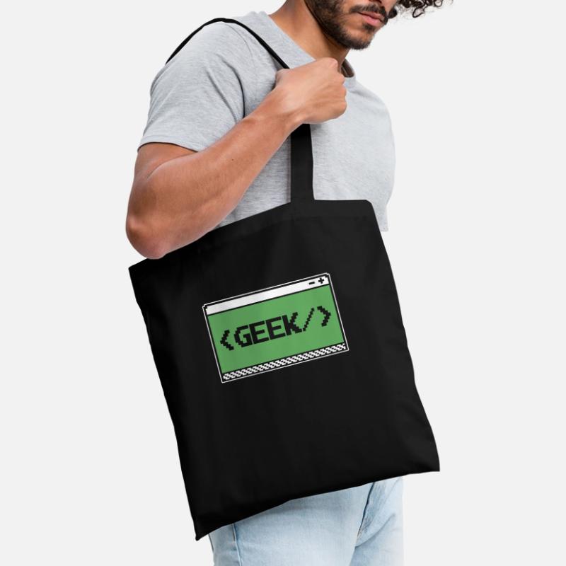 Développeur Coder Programmeur Geek Sac en tissu