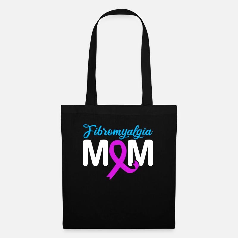 Fibromyalgie rhumatisme mère - Sac en tissu - noir