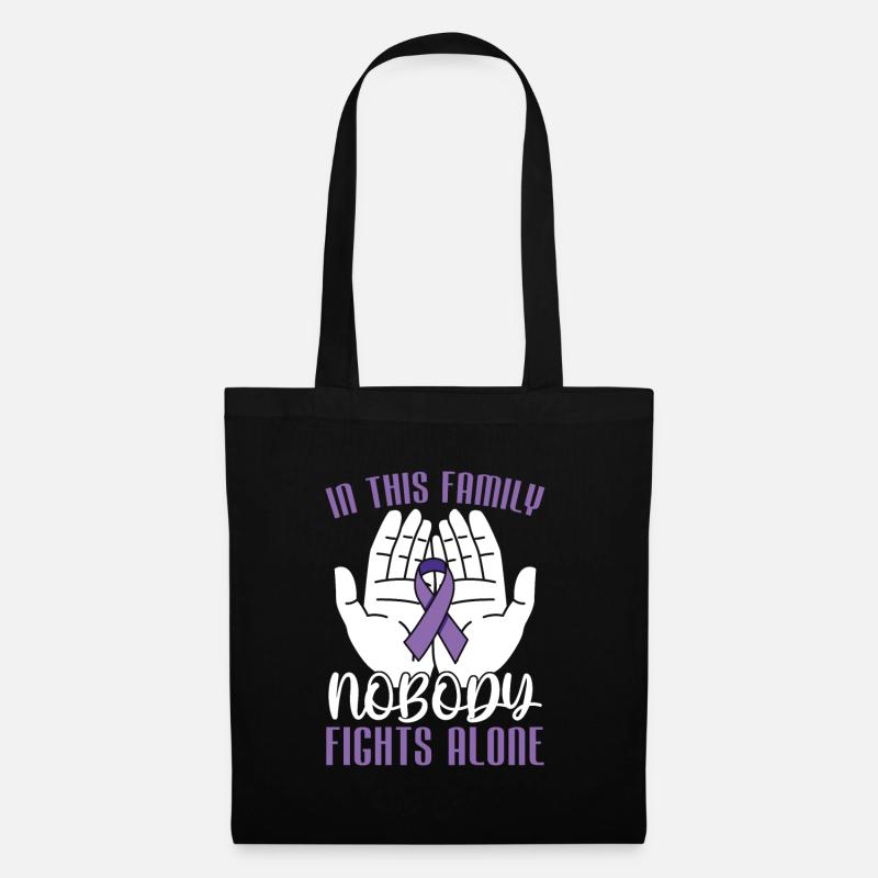 Fibromyalgie Rheuma Familie - Stoffbeutel - Schwarz