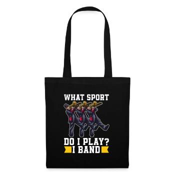 Fanfahrzug Spielmannszug Lustig - Sac en tissu - noir - Devant