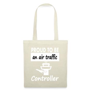 Je suis un contrôleur d’inondation Airport Airplane Gift Idea - Sac en tissu - nature - Devant
