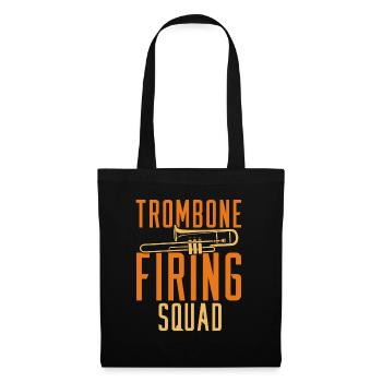 marching band, trombone, brass band, trombone - Tote Bag - black - Front