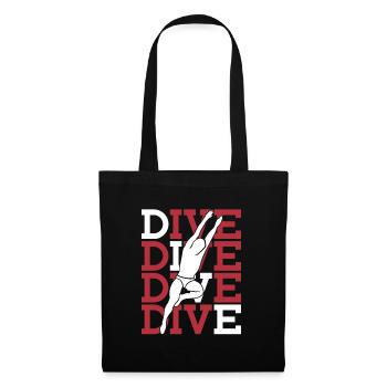 Diving Divers - Tote Bag - black - Front