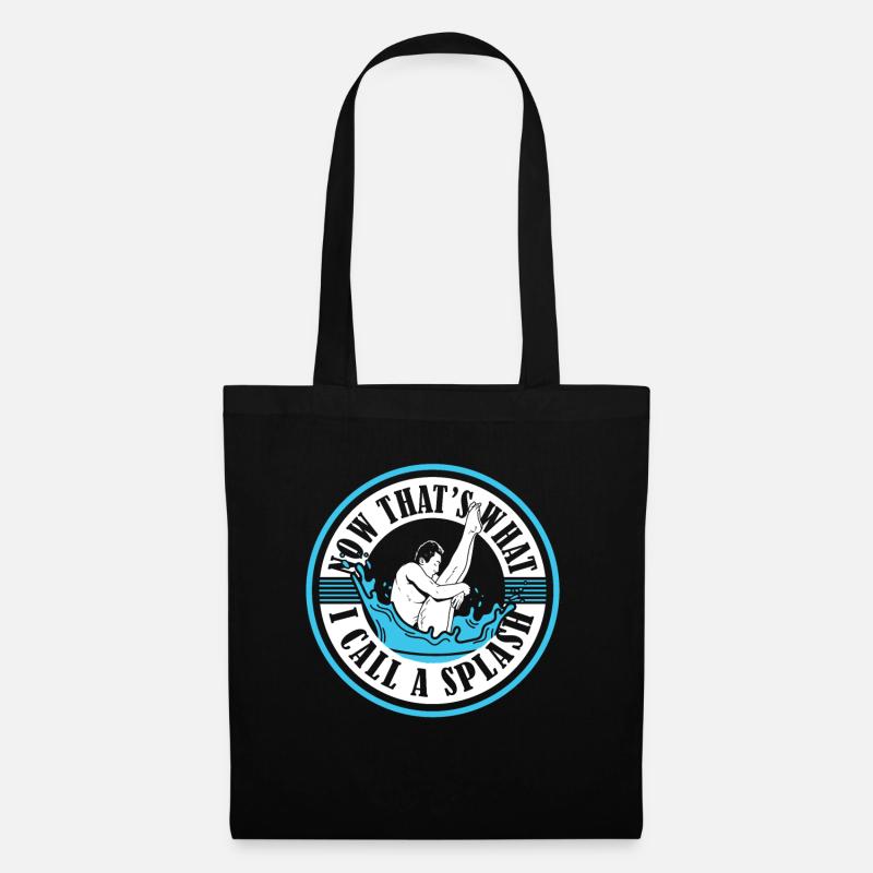 Humour de plongée plongée - Sac en tissu - noir