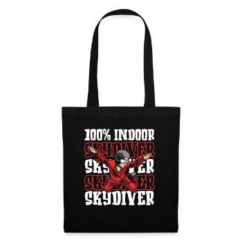 Indoor Skydiving Indoor Fallschirmspringen - Tote Bag - black - Front
