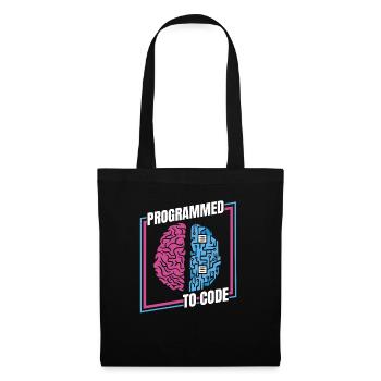 Developer Coder Programmer Brain - Tote Bag - black - Front