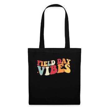 Field Day Vibes �ler Kinder Lehrer Field Tag - Stoffbeutel - Schwarz - Vorne