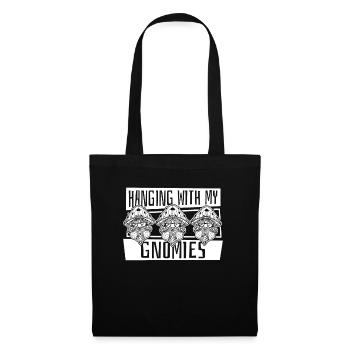 Mushroom Picker Mushrooms Funny Mushroom Dwarf - Tote Bag - black - Front