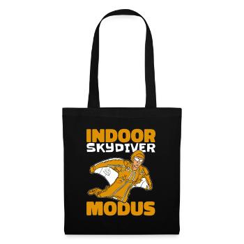 Parachutisme intérieur Indoor Fallschirmspringen - Sac en tissu - noir - Devant