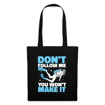 Diving Diver Funny Commercial Diving - Tote Bag - black - Front