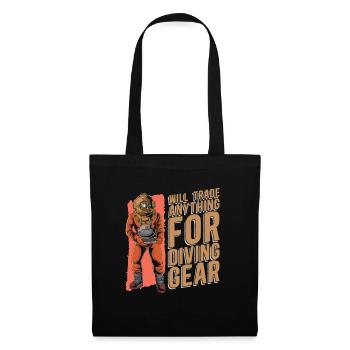 Diving Diver Funny Commercial Diving - Tote Bag - black - Front