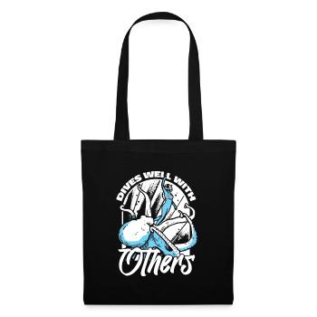 Diving Diver Funny Commercial Diving - Tote Bag - black - Front