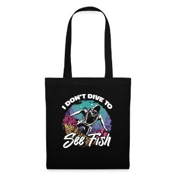 Diving Diver Funny Commercial Diving - Tote Bag - black - Front